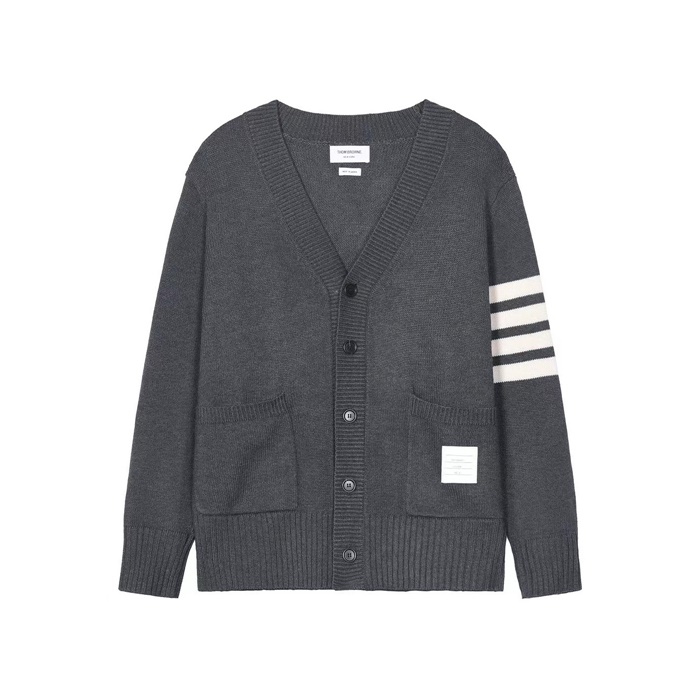 톰브라운 남성 브이넥 가디건 - Thom Browne Mens V-neck Cardigan - thc7074x