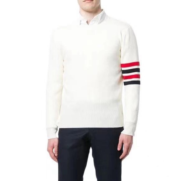 톰브라운 남성 라운드 니트 - Thom Browne Mens Round Knits - thc7435x