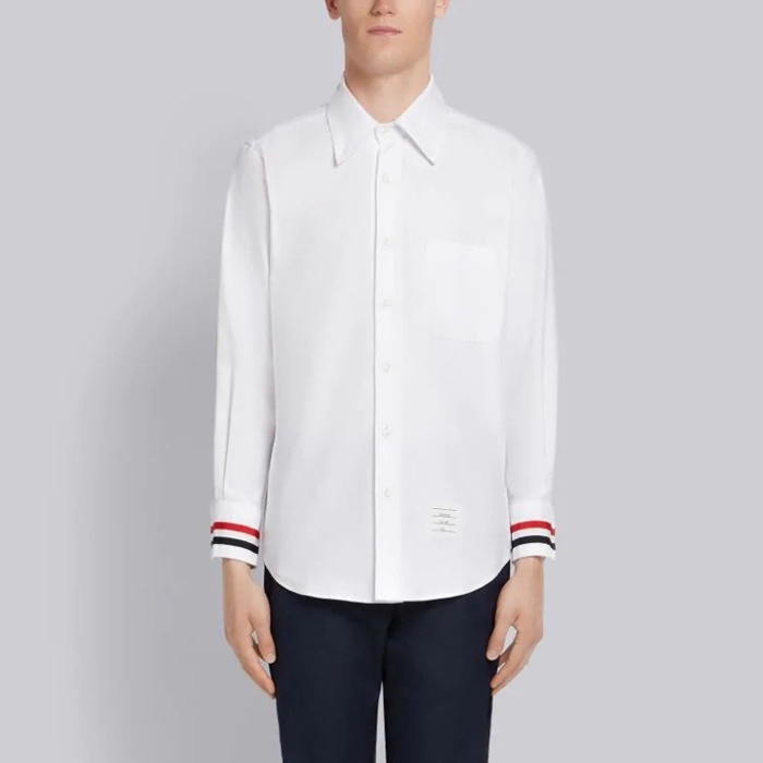 톰브라운 남성 클래식 셔츠 - Thom Browne Mens Dress Shirts - thc7444x