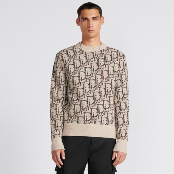 디올 남성 오블리크 니트 - Dior Mens Oblique Knitwear - dic9582x	