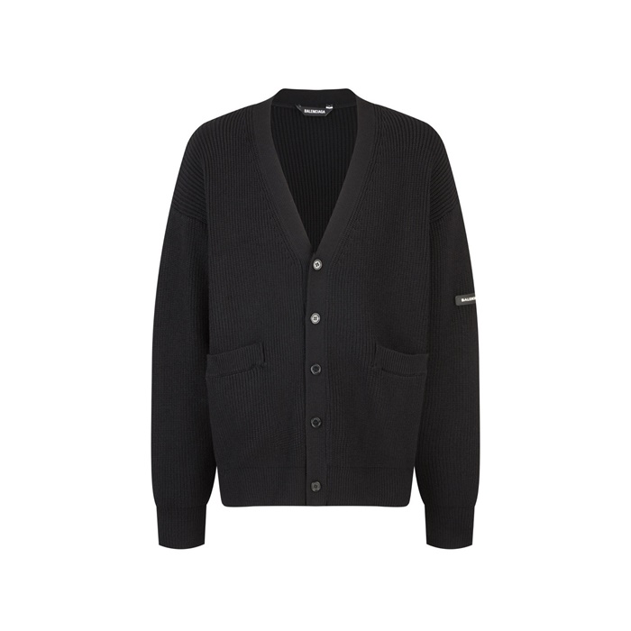 발렌시아가 남성 브이넥 가디건 - Balenciaga Mens V-neck Cardigan - bac7150x