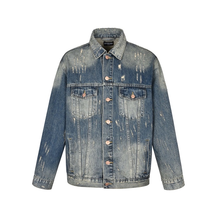 발렌시아가 남성 데님 재킷 - Balenciaga Mens Denim Jacket - bac7266x