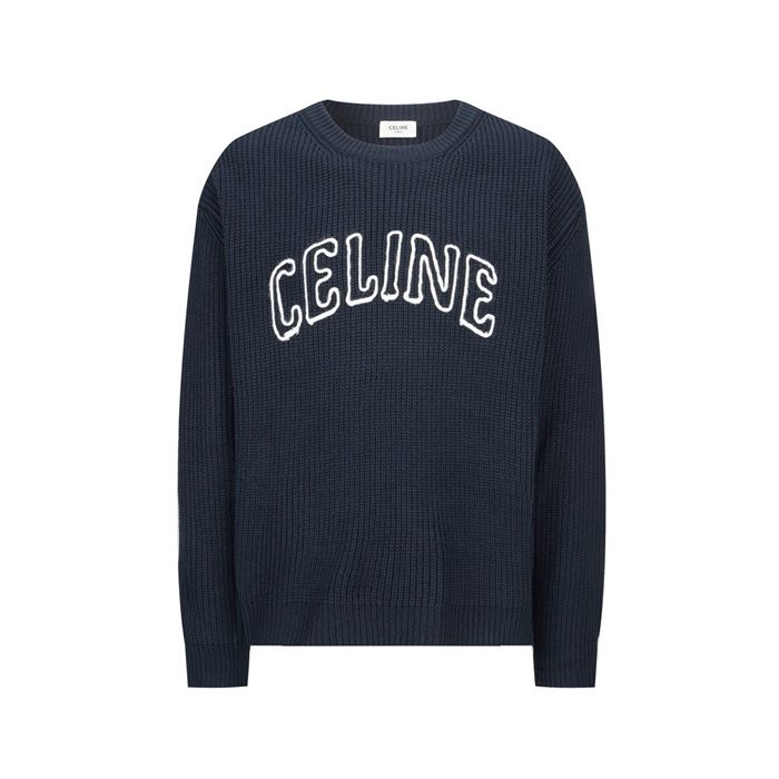 셀린느 남성 라운드 스웨터 - Celine Mens Round Sweater 7566x