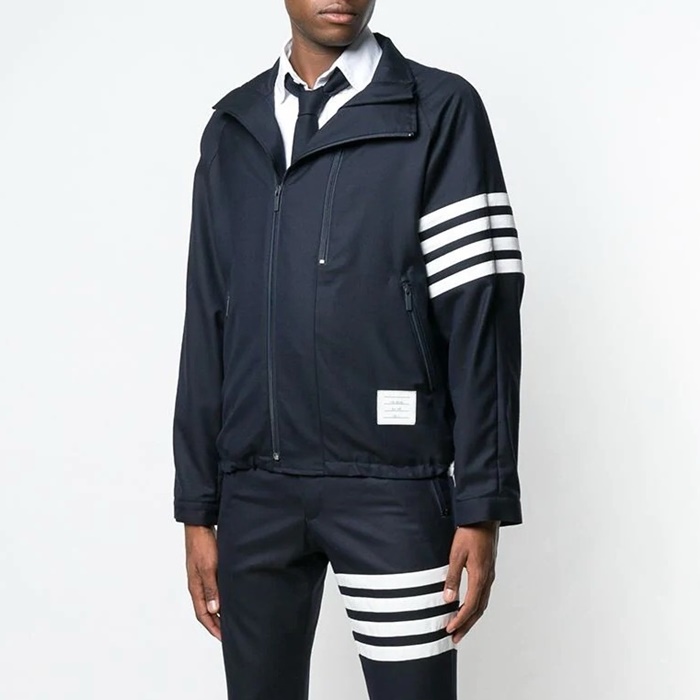 톰브라운 남성 네이비 자켓 - Thom Browne Mens Navy Jackets - thc7436x