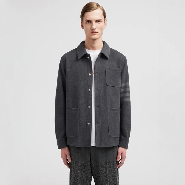 톰브라운 남성 클래식 아웃 웨어 - Thom Browne Mens Classic Out-wear - thc7852x