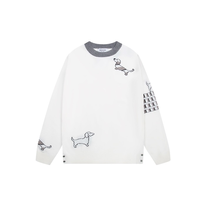 톰브라운 남성 라운드 니트 - Thom Browne Mens Round Knitwear - thc7023x