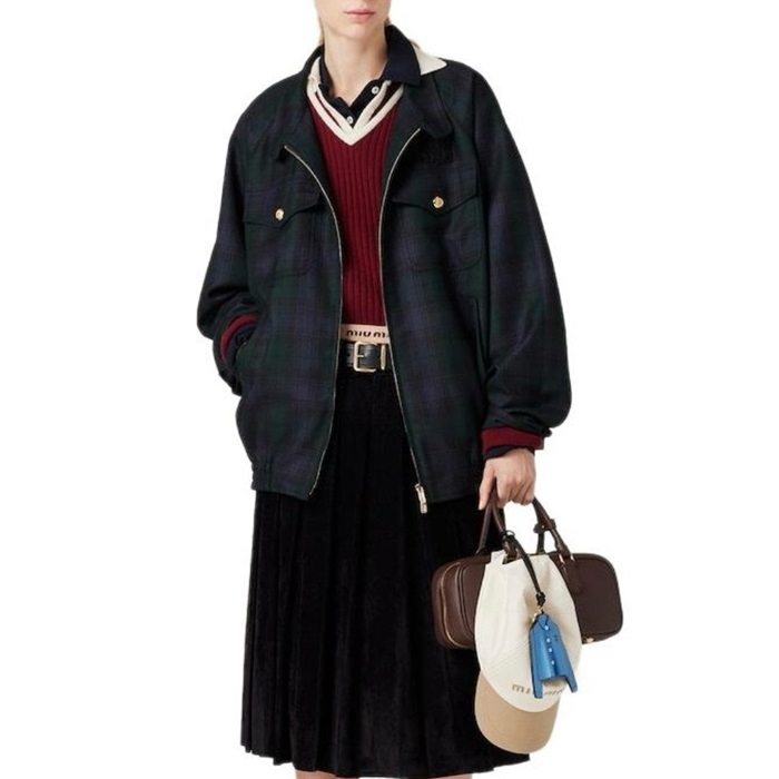 미우미우 남성 오버사이즈 재킷 - Miumiu Mens Oversize Jacket - mic7482x