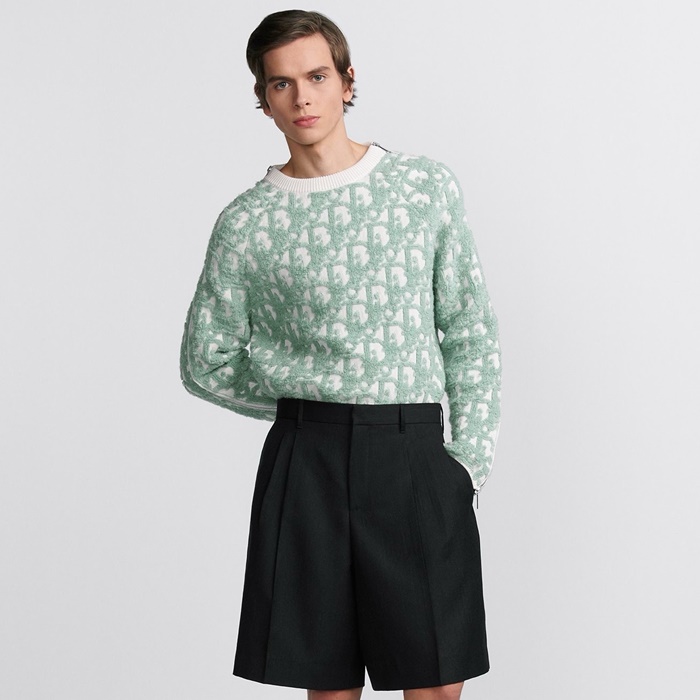 디올 남성 라운드 스웨터 - Dior Mens Round Knitwear - dic9809x 그린
