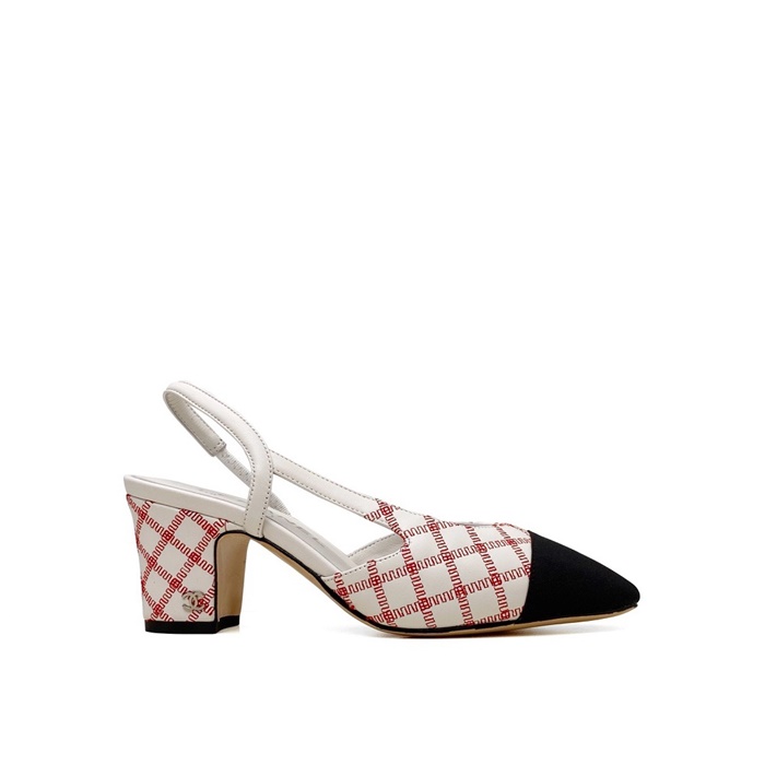 샤넬 여성 미들힐 슬링백 - Chanel Womens Red Slingback - chs7429x