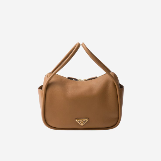 프라다 레더 핸드백 카라멜 1BA451 - Prada Leather Handbag Caramel