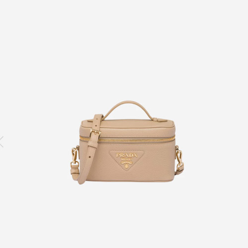 프라다 레더 미니백 샌드 베이지 1BH202 - Prada Leather Mini Bag Sand Beige