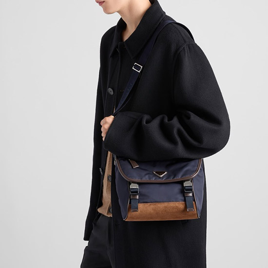 프라다 남성 리나일론 메신저 백 2VD066 - Prada Mens Black Messenger Bag