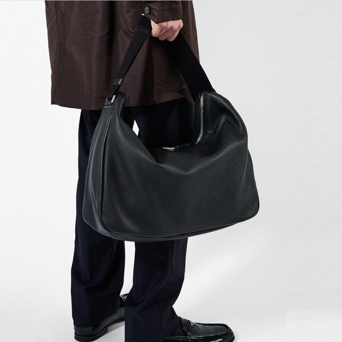 프라다 레더 숄더백 블랙 2VH185 - Prada Leather Shoulder Bag Black