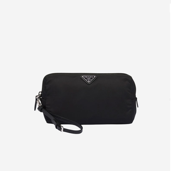 프라다 리나일론 파우치 블랙 1NS693 - Prada Re-Nylon Pouch Black