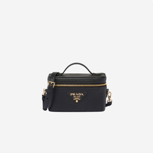 프라다 레더 미니백 블랙 1BH202 - Prada Leather Mini Bag Black