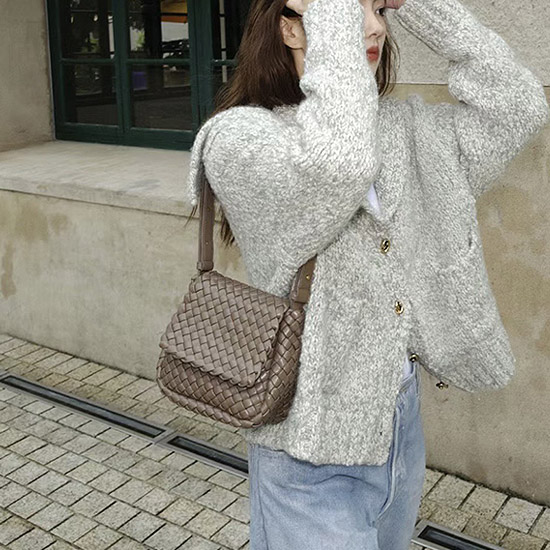 보테가 베네타 미니 코블 숄더백 762711 - Bottega Veneta Mini Cobble Shoulder Bag