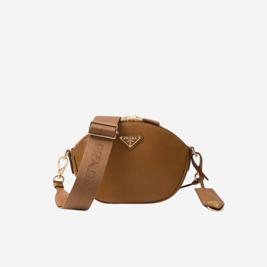 프라다 레더 미니 숄더백 카라멜 1BH212 - Prada Leather Mini Shoulder Bag Caramel