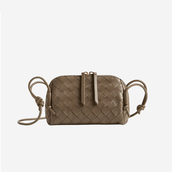 보테가 베네타 인트레치아토 콘서트 파우치 파인콘 794258 - Bottega Veneta Intrecciato Concert Pouch Pinecone