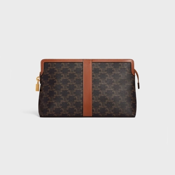 셀린느 여성 브라운 로크 파우치 - Celine Womens Brown Pouch