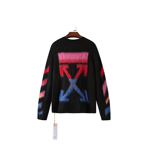 남녀 공용 커플룩 고품질 OFFWHITE 모헤어 스웨터 305