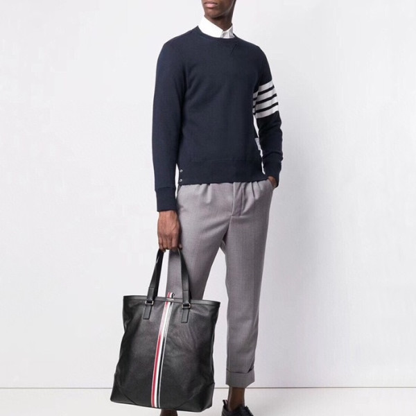 톰브라운 남성 블랙 서류가방 - Thom Browne Mens Business Bag