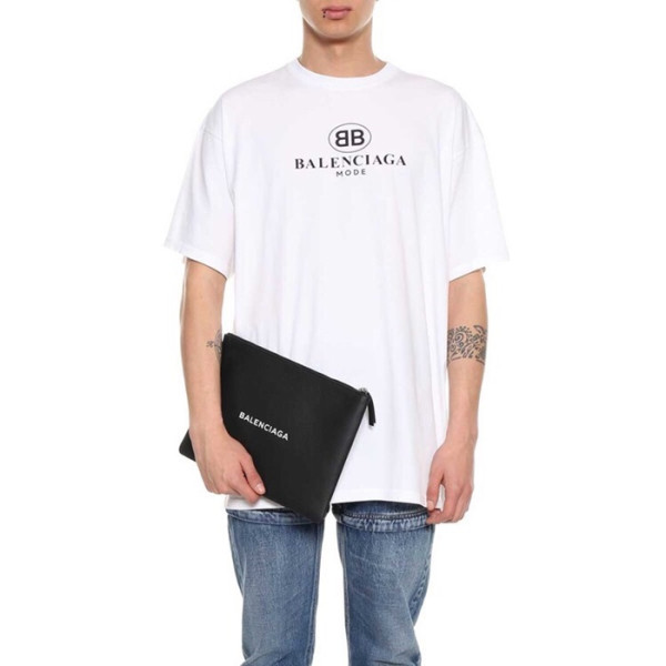 발렌시아가 남/녀 화이트 클러치 - Balenciaga Unisex White Clutch Bag